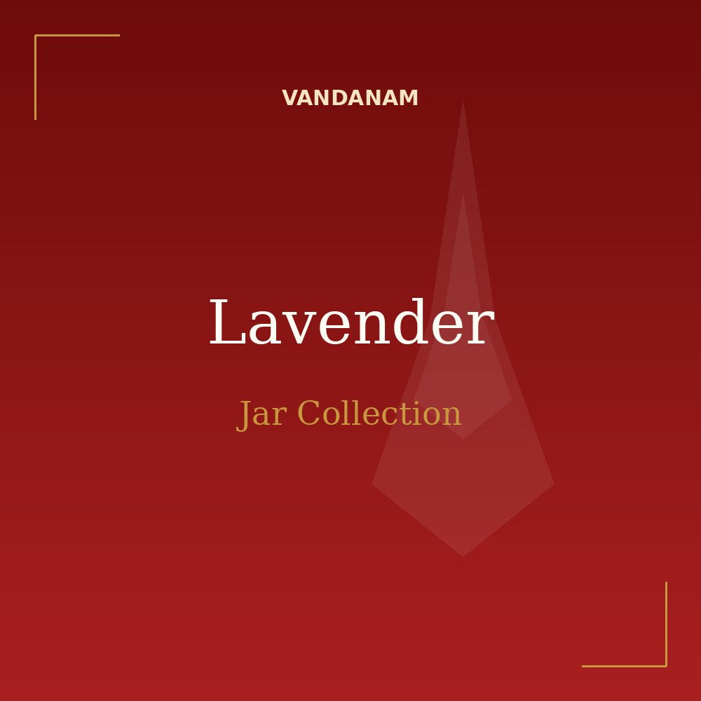 VANDANAM Lavender Jar Collection