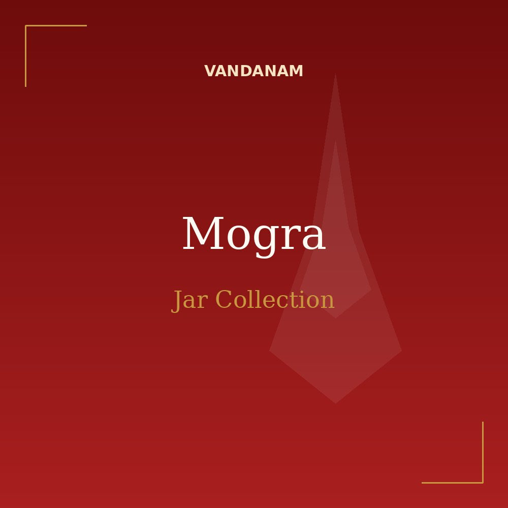 VANDANAM Mogra Jar Collection