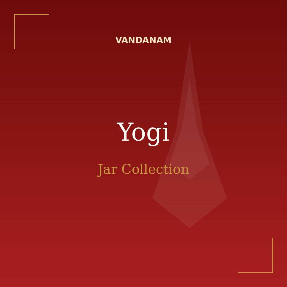 VANDANAM Yogi Jar Collection
